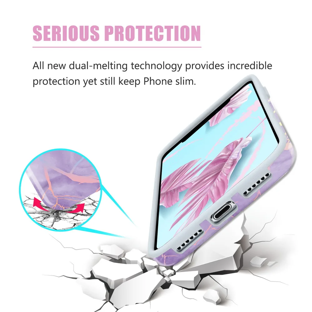 Чехол Netarlier для iPhone 11 Pro Max Xsmax XR 7Plus x 8 6 6s фиолетовый голографический глянцевый