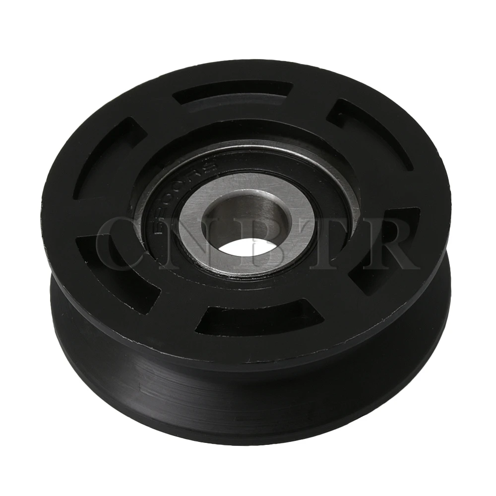 CNBTR50x16mm Nylon Bearing Steel Cable Pulley Wheel Bearing Groove