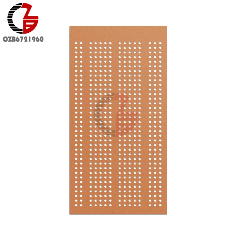 5Pcs 5x10cm Universal Solderless PCB Test Breadboard Single Side Copper Prototype Paper Tinned Plate Bread Board Joint holes DIY