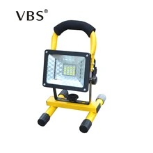 Перезаряжаемый светодиодный прожектор Портативный прожектор подвижный наружный кемпинговый свет 24led Луг питание от 3*18650 батарей