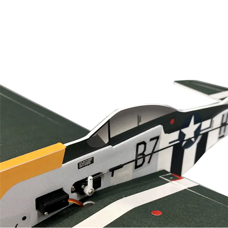 MinimumRC P-51 для Mustang 4CH 360 мм Летающий видеосамолет фиксированный комплект крыла/PNP дистанционное управление дети Самолеты игрушки