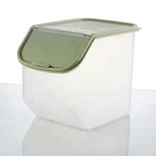 Household Use Kitchen Storage Organizer Dried Food Storage Sealed Box Rice Bin Bean Grain Container Organizer