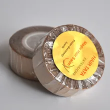 1 рулон 3/4 дюйма(1,9 см) коричневый двухсторонний парик клейкая лента Водонепроницаемый Traceless супер клей ленты для кожи парик