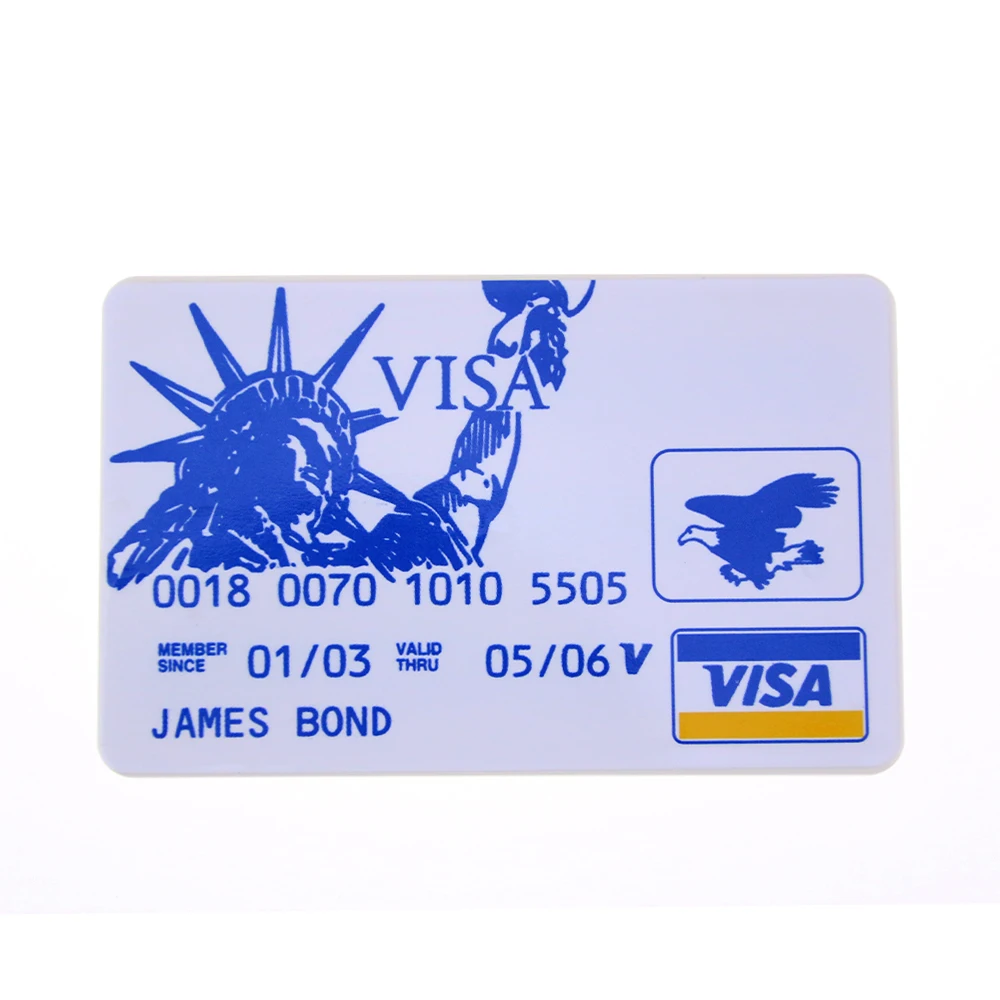 

Free Shipping 5pcs Locksmith Hardware Pins Hide In James Bond Credit Card Easy To Carry Easy To Use Funny