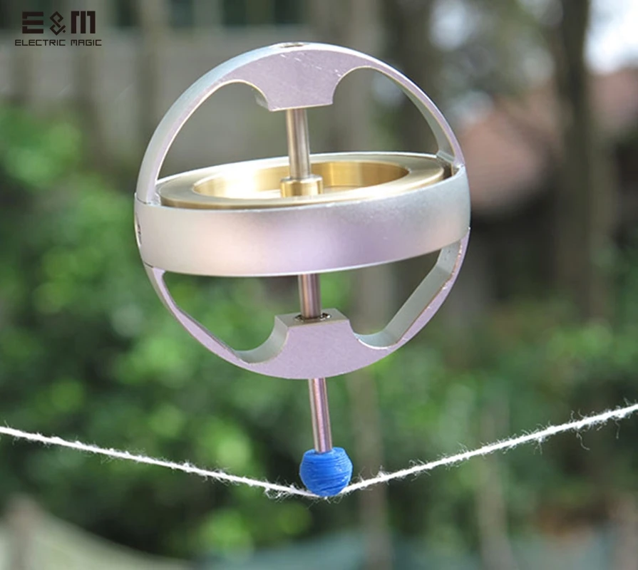 

E&M 7500 DIY Gyroscope Metal Mechanics Anti Gravity Systems Stabilizer Experimental instrument Angular Momentum Geek Gyro Toy