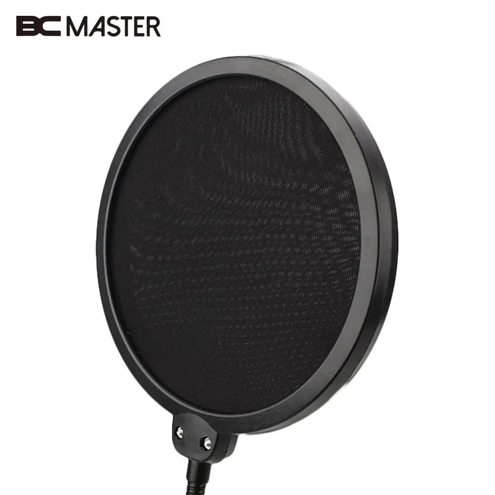 Black New Flexible Microphone Windshield Mic Pop Filter Shield Cover For Speaking Accessories Black New Flexible Microphone Windshield Mic Pop Filter Shield Cover For Speaking Accessories