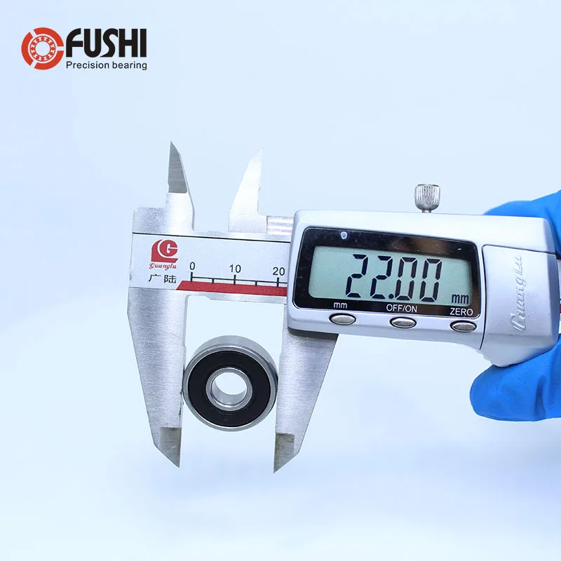 608RS Bearing 8*22*7 mm ( 10 PCS ) ABEC-5 Skateboard Scooter 608 2RS Ball Bearing Miniature Skate Roller 608-2RS 608 RS Bearings