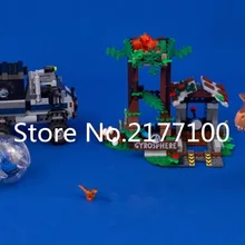 10926 Юрский Мир серии Carnotaurus Gyrosphere Escape модель строительные блоки Набор совместимы 75929 Классические игрушки