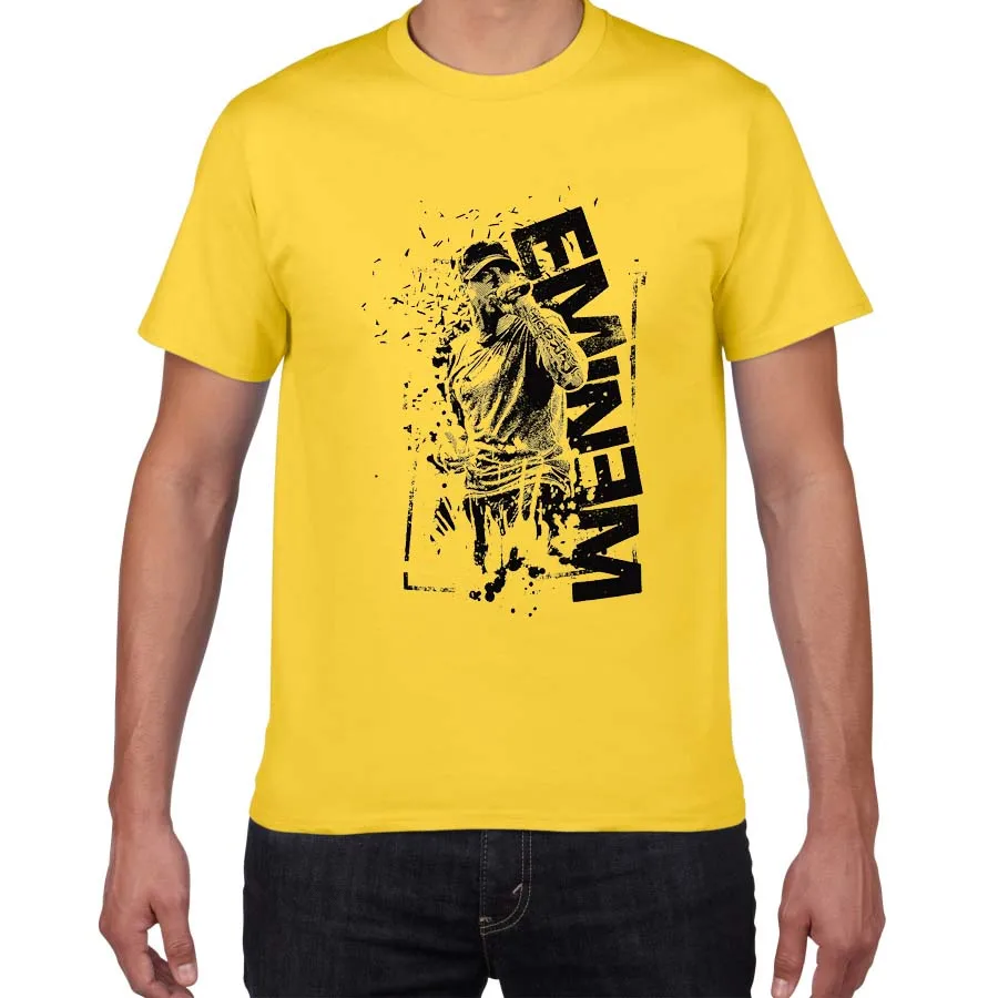 Новая рок одежда хлопок Эминем Футболка Мужская Bad Meets Evil rap rock Футболка мужская уличная одежда pok Топы Футболка Camisetas Masculina