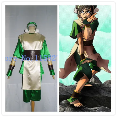 Avatar The Last Airbender Toph Beifong Cosplay Costume adult Halloween