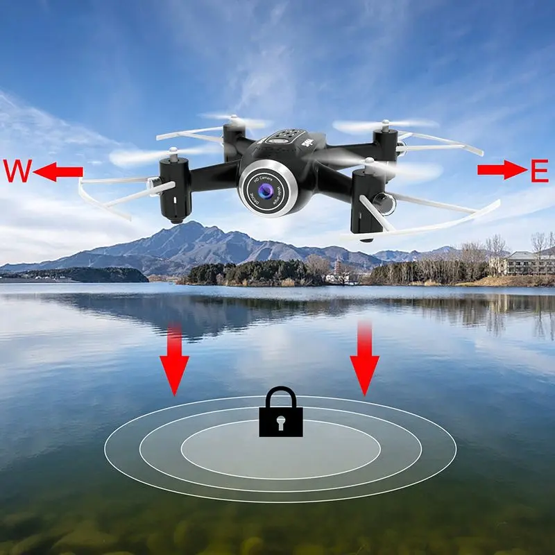 

Syma X22W FPV Drone 2.4Ghz 4CH APP Control Gyro WIFI RC Quadcopter w / HD Camera Black