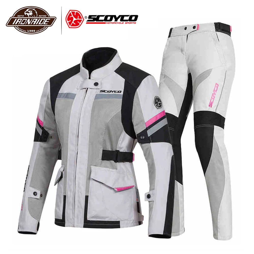 

SCOYCO Summer Motorcycle Jacket Men Moto Motocross Jacket Breathable Reflection Chaqueta Moto Motobiker CE Protection