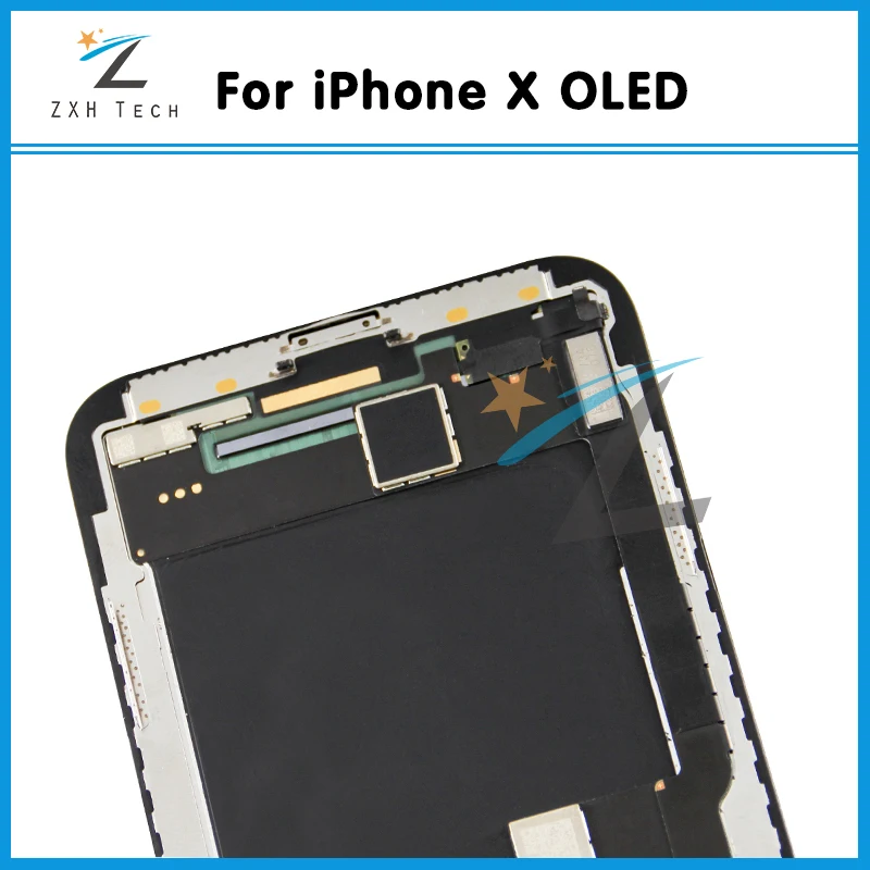 Класс AAA для iPhone X XS OLED ЖК-дисплей для iPhone X ЖК-дисплей с 3D сенсорным экраном дигитайзер замена в сборе с водяным покрытием