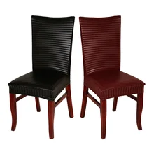 6 шт./лот современный черный/цвет красного вина Водонепроницаемый из искусственной кожи крышка стула для гостиницы украшения дома бытовые стул охватывает