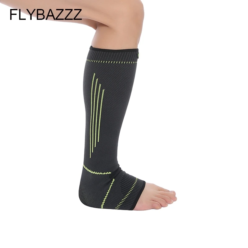 FLYBAZZZ New Style Professioal Elastic Ankle Support Foot Leg Protection Cycling Sports Safety Series Lengthened Ankle Brace Pad (3)