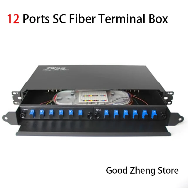 12 Ports Fiber Optic Box Sc Fiber Optic Termination Box Fiber Optic