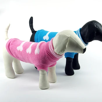 

Dog Cat Pet Sweater Knitwear Cozy Warm Bones Coat Clothes Casual Outwear