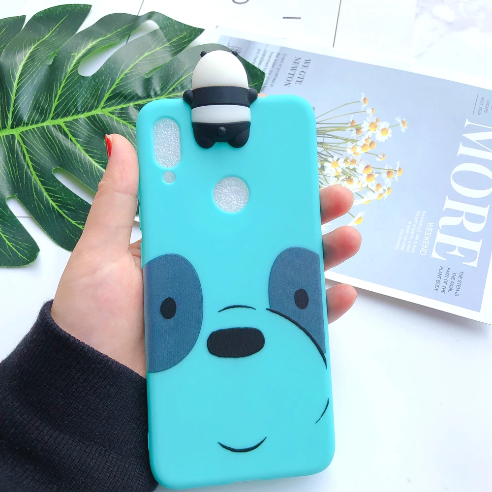 Чехол Red mi 7 Funda Xiao mi Red mi Note 6 7 Pro Чехол Red mi GO 3D Kawaii Bear силиконовый чехол для etui Xiaomi mi A2 Lite чехол для телефона - Цвет: 4