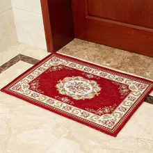 O.J-UP красивый Европейский Стиль Кухня Rugs цветочный больших украшение области ковер Салон мягкой двери, ковры