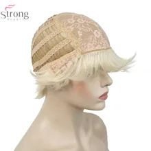 Strongbeauty 613 Blond Parik Ochen Korotkie Pryamye Pricheski Volosy Zhenskie Sinteticheskie Pariki Kupit Nedorogo V Internet Magazine S Dostavkoj Sravnenie Cen Harakteristiki Foto