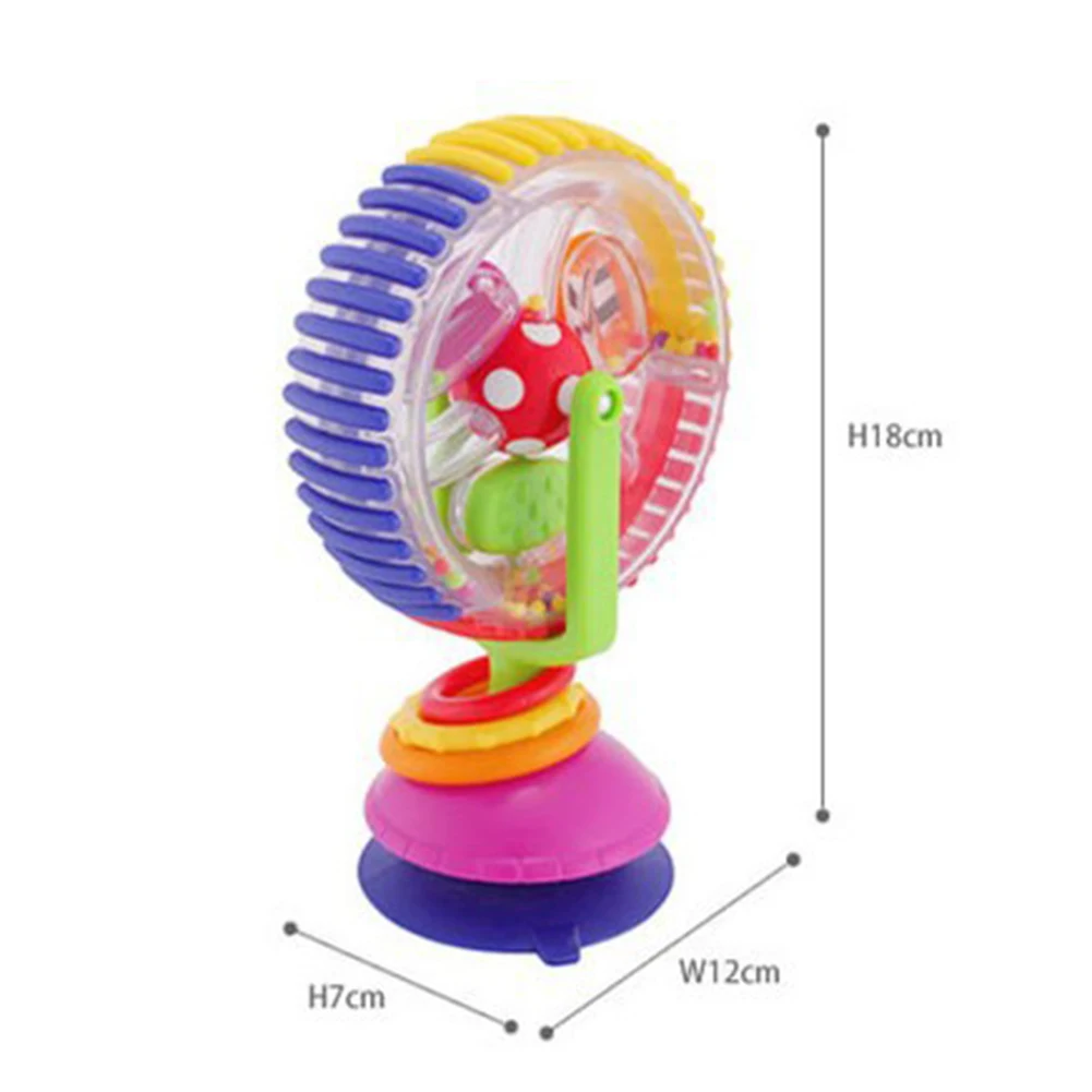 Baby Toy Three-color model Rotating Windmill Stroller Dining Chair Educational Toy with Suction Cup Educational Toys For Babies Baby Toy Three-color model Rotating Windmill Stroller Dining Chair Educational Toy with Suction Cup Educational Toys For Babies