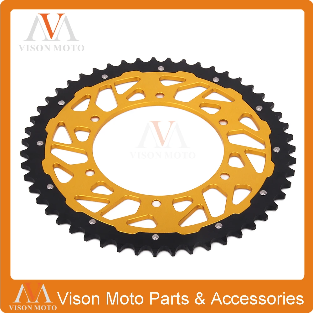 Задняя звездочка цепи CNC 42T 47T 48T 49T 50T 51T для Suzuki TSR DR DRZ RM RMX RS 125 200 250 350 400 450 RM125 RM250 E