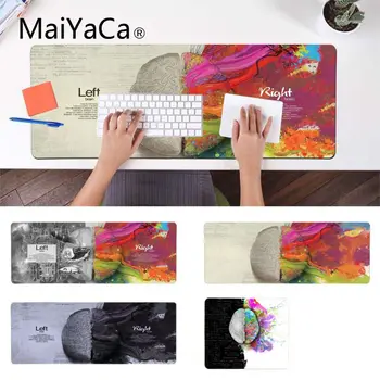

MaiYaCa Your Own Mats Left Brain Right Brain DIY Design Pattern Game mousepad Laptop Gaming Lockedge Mice Mousepad