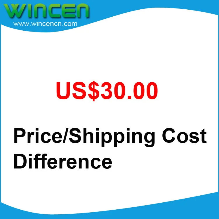 US$30.00 Price / Shipping Cost Difference Payment 1usd for extra shipping cost or difference price