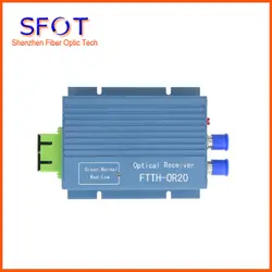 Оптический мини ресивер/FTTH оптический приемник/CATV оптический узел, JFCOM-OR20A-WD, мини-узел