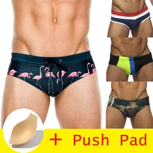 Mens Swim Briefs New Swimwear Men Sexy Swimming Trunks Sunga Hot Swimsuit Beach Shorts Mayo De Praia Homens Maillot De Bain