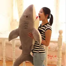 High Quality Huge Shark Plush Toy Kawaii Kids Toys Stuffed Pillow Doll Birthday Gift Kids Toy Nice Brinquedos for Kids Best Gift kids baby plush toy cute pea stuffed plant doll girlfriend kawaii for children gift high quality pea shaped pillow toy