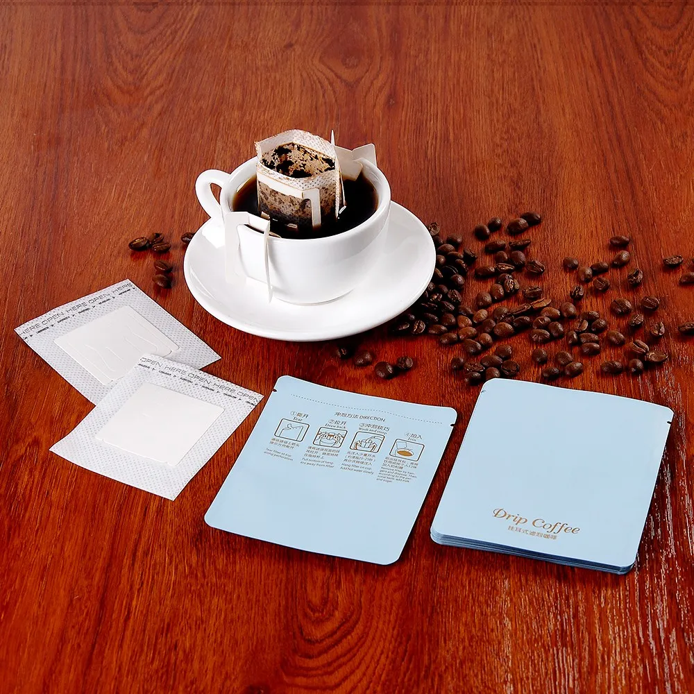 Капельный кофе Висячие Наушники бумажный фильтр-мешок экологичный материал хорошее качество наборы для кофе и чая аксессуары