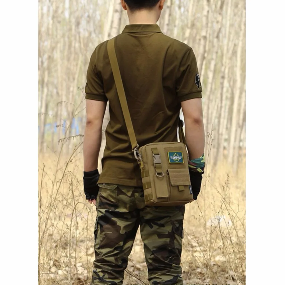 

Outdoor Anti-Tear Military Tactical Camping Shoulder Bag Cross Body Belt Sling Bags Laptop Messenger Backpack High Quality