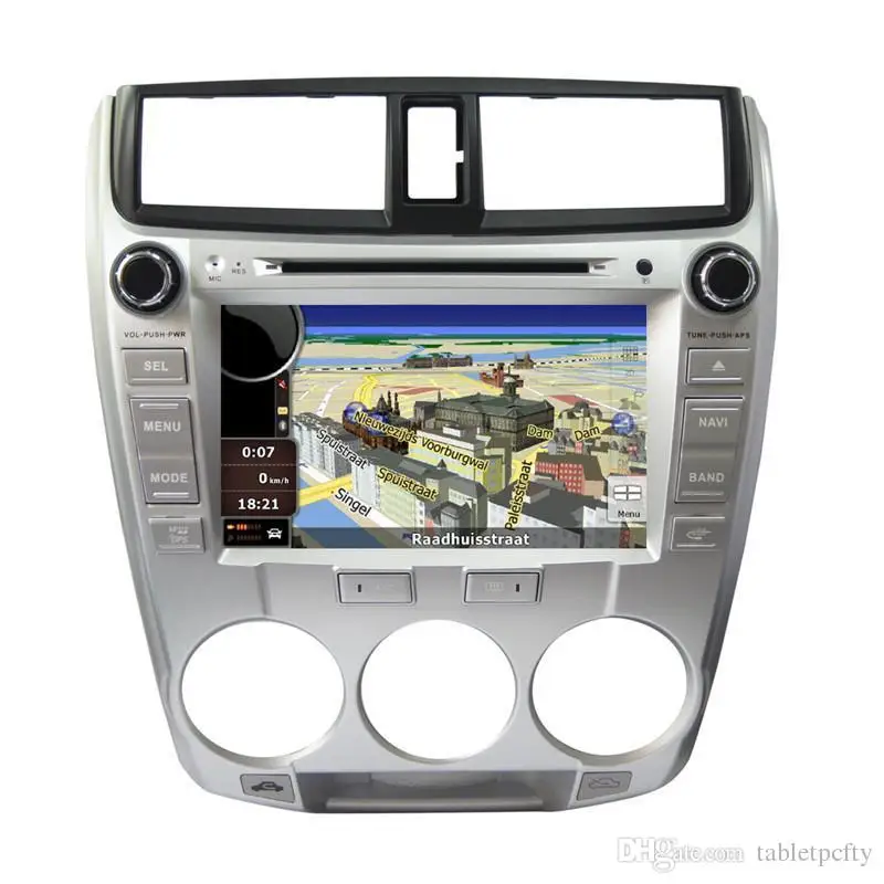 Flash Deal 8" In-Dash Car DVD player with GPS(optional),audio Radio stereo,BT/TV,car multimedia headunit for Honda City 2008 2009 2010 2011 3