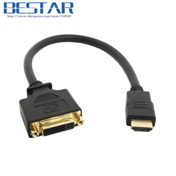 

DVI Female to HDMI Male Adapter Converter Cable For PC Laptop HDTV HDMI DVI adapter cable 10cm