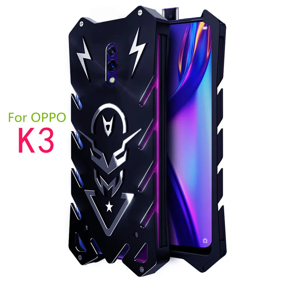 

Zimon For OPPO K3 Metal Case Ultra-light Top Aviation Aluminum Armor Back Cover Protective Shell For OPPO K3 Cover Funda Coque