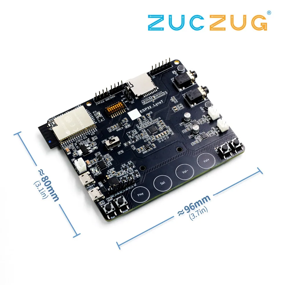 

1 pcs x ESP32-LyraT for Audio IC Development Tools buttons, TFT display and camera supported ESP32 LyraT ESP32-LyraT