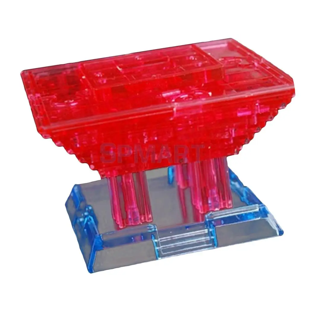 DIY 3D Crystal Puzzles Jigsaw Puzzles Tower/ Dolphin/ High Heel Shoes Model