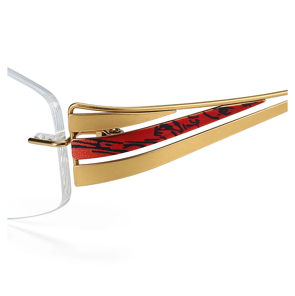 Titanium Rimless Glasses Frames Women 2019 Ultralight Eyeglasses Myopia Computer Optical Glasses Frames Eyewear (9)