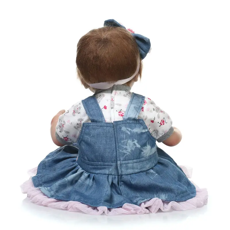 Npkколлекция Реалистичная кукла-Реборн, кукла-Реборн, игрушки для детей, рождественский подарок, мягкие силиконовые куклы