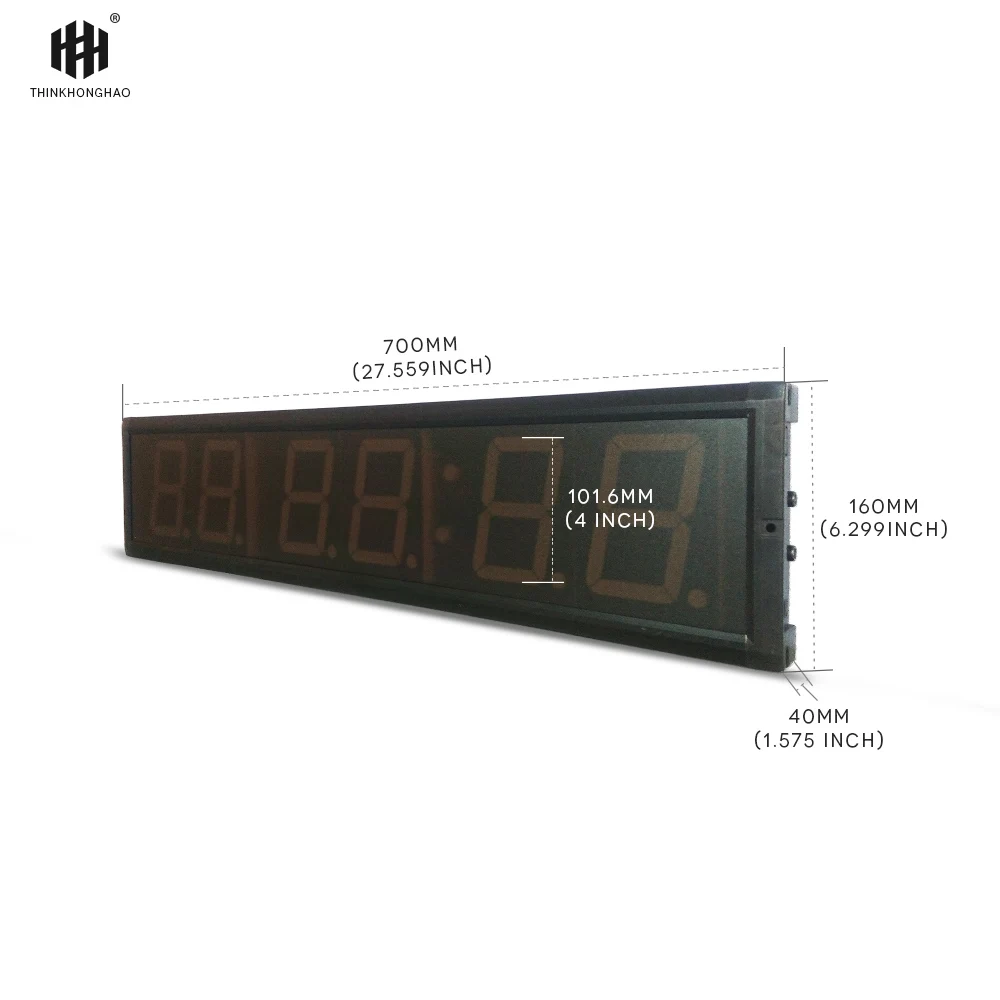  free shipping 4inch GYM Crossfit Timer LED Interval Timer Training Time And Rest Time Alternate Cou - 32752764276