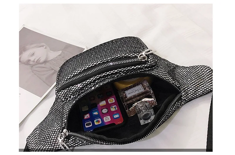 Женский парусиновый нагрудный мини рюкзак поясная сумка на плечо для девочек сетчатый поясной пакет Модные дорожные сумки Дамский уличный