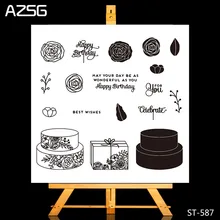 Cake box Clear Silicone Rubber Stamp for DIY Scrapbooking/photo Album Decorative Craft Clear Stamp Chapter