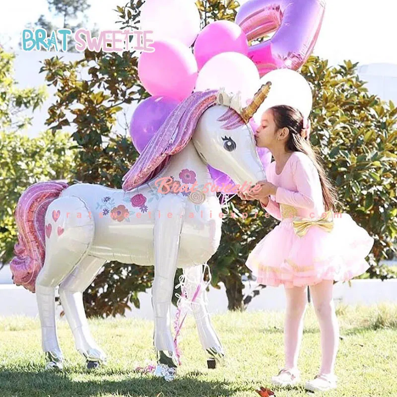 Lowered Einhorn Party Dekorationen Liefert 3d Grosse Unicornio