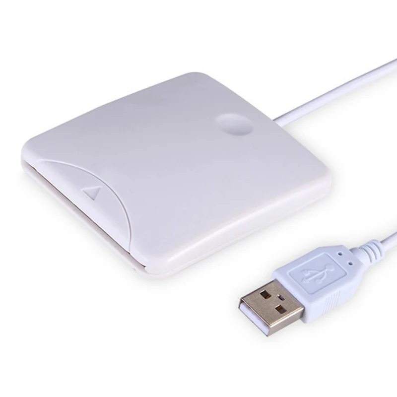 New USB Credit Card Reader Chips IC Cards Writer With SIM Slot For Smart Cards QJY99in USB