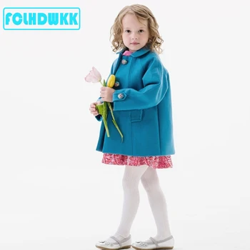 

Winter Baby Girls Coats Jackets Thickening Outerwear Cotton Wool Winter Coats For Girls Clothes Jackets Kids Coat Clothing 2-7Y