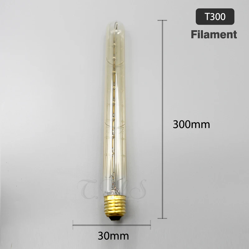 Lâmpadas Incandescentes retro luz decorativa Aplicação : Comercial