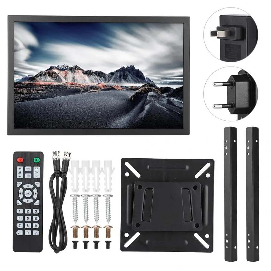 ЖК монитор hdmi 14 дюймов 16:10 1280*800 промышленный встроенный BNC/VGA/HDMI дисплей 100 240 В