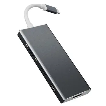 

VODOOL 7 Ports Type-C Hub to USB 3.0 HDMI TF SD Card Reader Type-C PD Adapter Wire for Laptop PC Computer Accessories