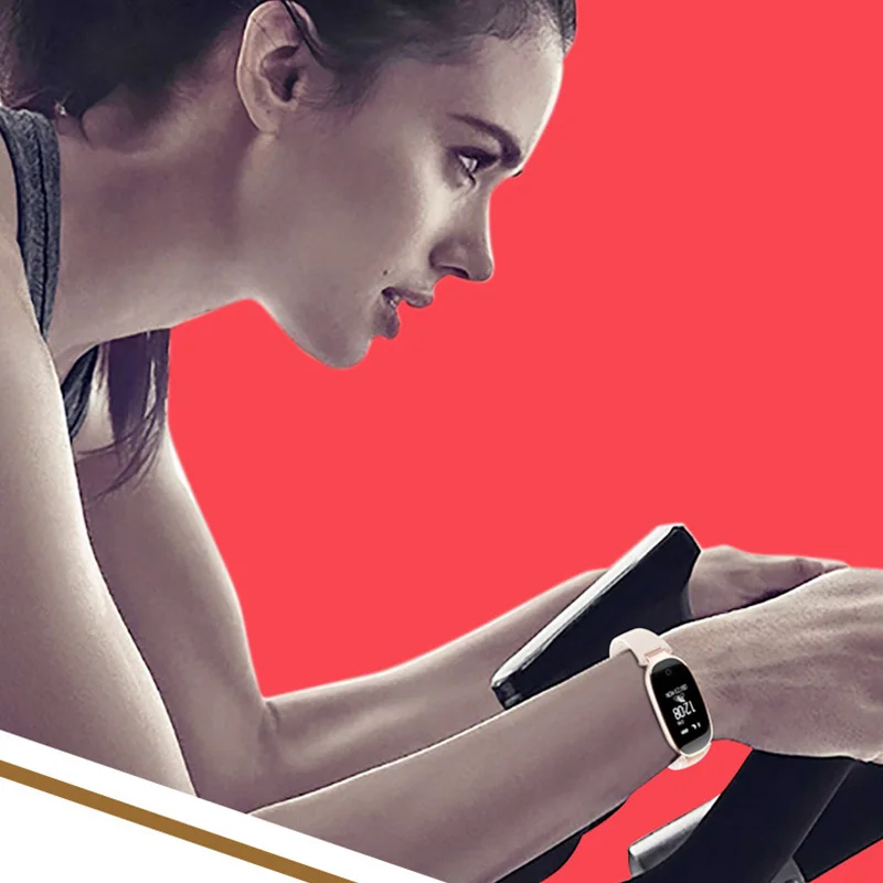 S3 Waterproof Smart Watch Women Smart Fitness Watches Bluetooth Heart Rate Monitor Fitness Tracker Smart band for Android IOS
